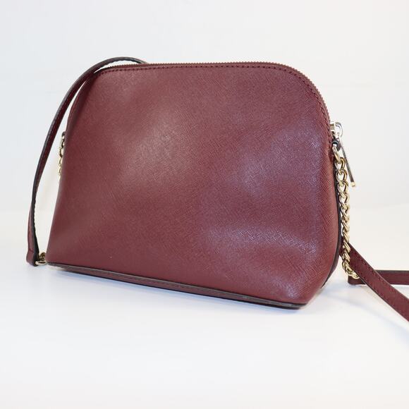 Michael Kors Jet Set Crossbody Bag – Merlot Saffiano Leather - Picture 2 of 8